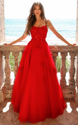 1 of 9 Amelia Couture 7035 Red
