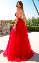 9 of 9 Amelia Couture 7035 Red