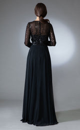 9 of 9 Amelia Couture 7036 Black