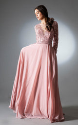 1 of 9 Amelia Couture 7036 Blush