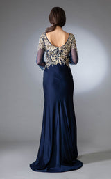 8 of 9 Amelia Couture 7039 Navy