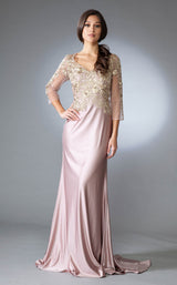 2 of 9 Amelia Couture 7039 Rose