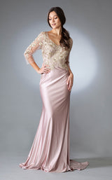 4 of 9 Amelia Couture 7039 Rose