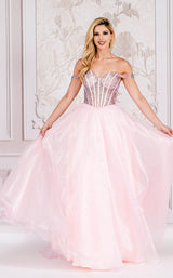 1 of 5 Amelia Couture 7040 Pink