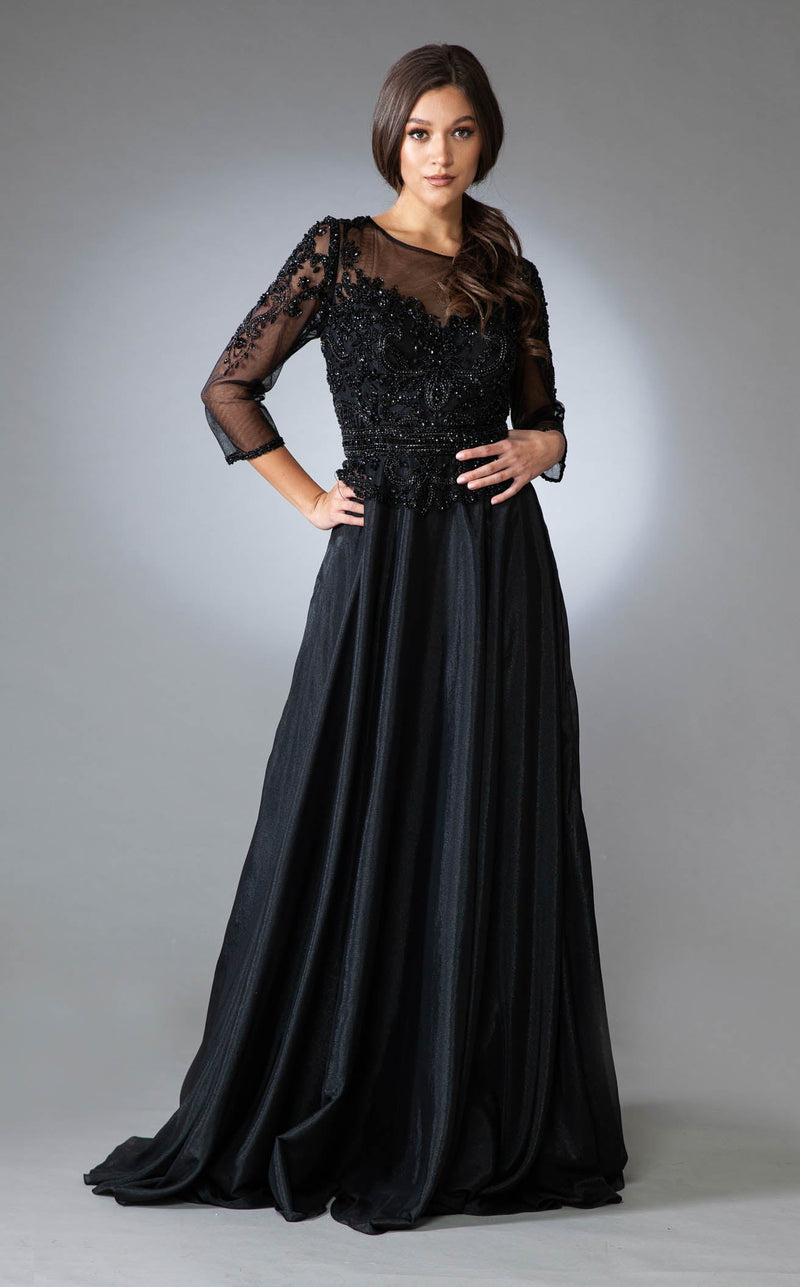 Amelia Couture 7041 Dress Champagne / 12