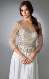5 of 10 Amelia Couture 7041 Champagne