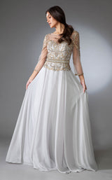 4 of 10 Amelia Couture 7041 Champagne