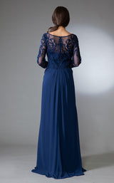 7 of 7 Amelia Couture 7043 Navy
