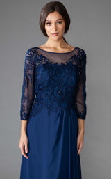 5 of 7 Amelia Couture 7043 Navy