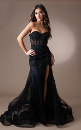 18 of 21 Amelia Couture 7051 Black