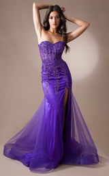 6 of 21 Amelia Couture 7051 Purple