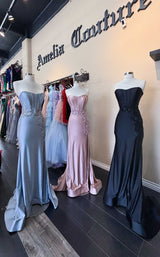 2 of 2 Amelia Couture 7057 Silver&Rose&Black