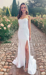 1 of 2 Amelia Couture 7057 White
