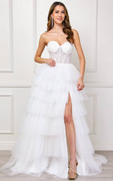 8 of 11 Amelia Couture 7067 White