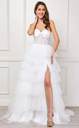 9 of 11 Amelia Couture 7067 White