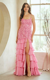 1 of 9 Amelia Couture 7085 Pink