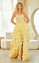 1 of 9 Amelia Couture 7087 Yellow