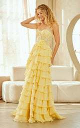 7 of 9 Amelia Couture 7087 Yellow
