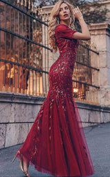 5 of 10 Amelia Couture 7707 Burgundy