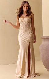 1 of 11 Amelia Couture 8040 Champagne