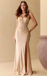 2 of 11 Amelia Couture 8040 Champagne