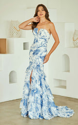 1 of 22 Amelia Couture 8060 Blue