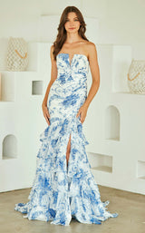 4 of 22 Amelia Couture 8060 Blue