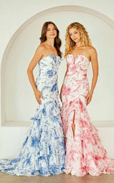 8 of 22 Amelia Couture 8060 Blue