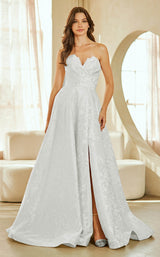 6 of 15 Amelia Couture 8061 White