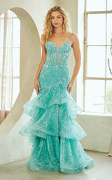 1 of 9 Amelia Couture 8062 Teal