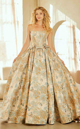 1 of 28 Amelia Couture 8068 Champagne