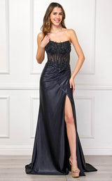 5 of 27 Amelia Couture 9056 Black