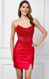 11 of 16 Amelia Couture 9062S Red