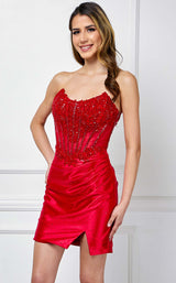 13 of 16 Amelia Couture 9062S Red