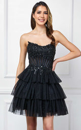 4 of 18 Amelia Couture 9066S Black