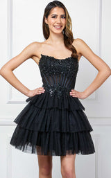 5 of 18 Amelia Couture 9066S Black
