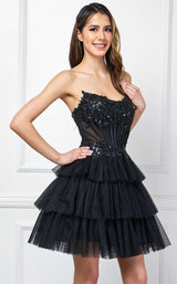7 of 18 Amelia Couture 9066S Black