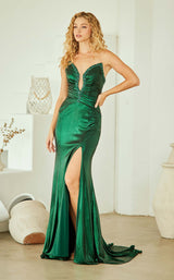 3 of 22 Amelia Couture 9076 Emerald Green