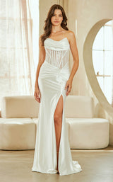 1 of 10 Amelia Couture 9077 White