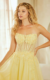 35 of 42 Amelia Couture 9078 Yellow