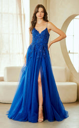 6 of 26 Amelia Couture 9079 Royal Blue