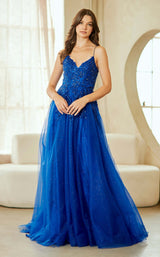 7 of 26 Amelia Couture 9079 Royal Blue