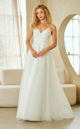 8 of 26 Amelia Couture 9079 White