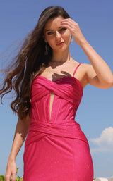6 of 9 Amelia Couture AG0110 Hot Pink