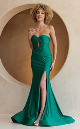 2 of 7 Amelia Couture AG0113 Emerald Green