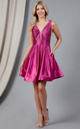 3 of 7 Amelia Couture BZ021S Hot Pink
