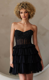 1 of 5 Amelia Couture BZ9999S Black