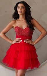 3 of 5 Amelia Couture BZ9999S Red