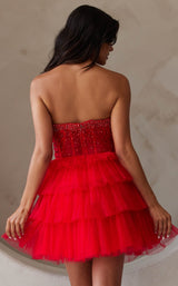 5 of 5 Amelia Couture BZ9999S Red