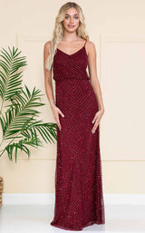 1 of 11 Amelia Couture IN001 Burgundy